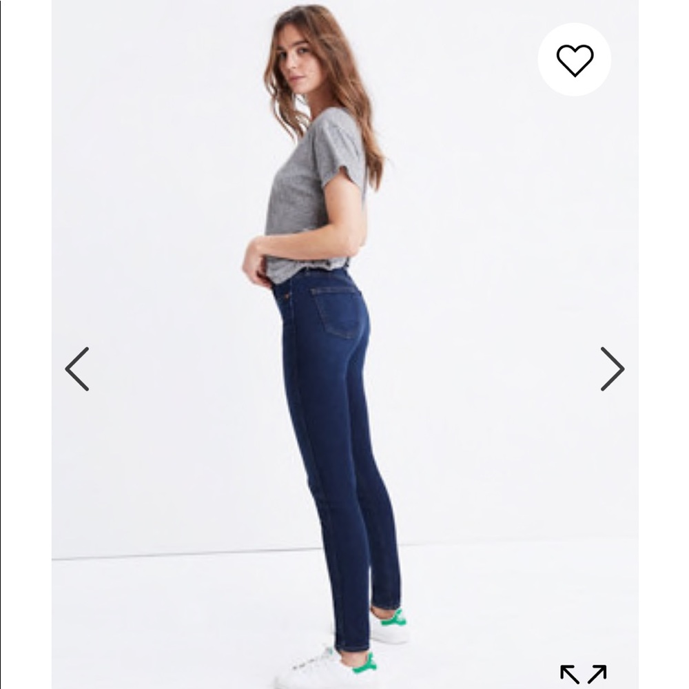 Madewell 10 inch High Rise Skinny Jeans